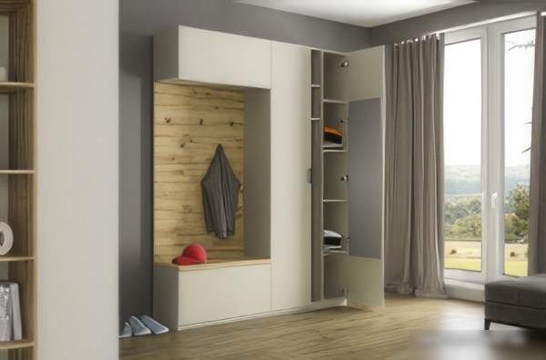 Шкаф распашной Anrex Modern 1D/87-40 (персидский жемчуг)