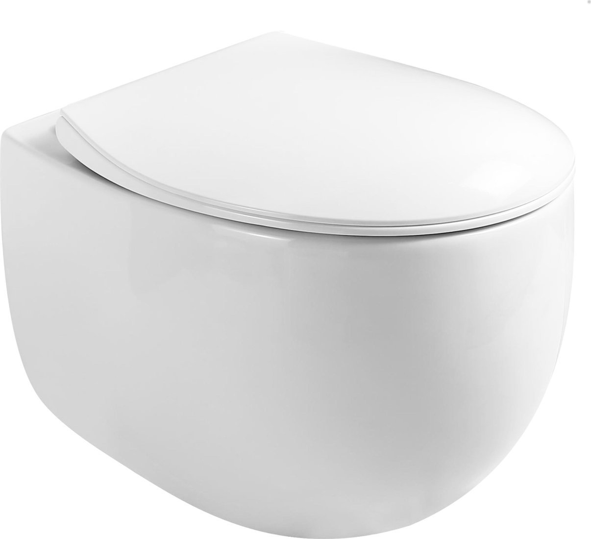 Унитаз подвесной Roxen EGG в комплекте с инсталляцией StounFix Dual Fresh 6 в 1 868578 (кнопка: сатин матовая)