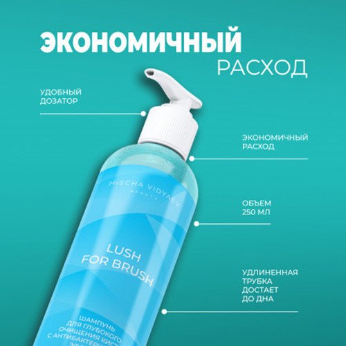 Уход Mischa Vidyaev Lush for brush Антибактериальный 250 мл