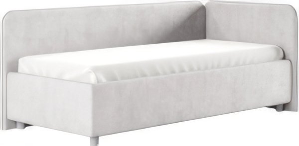 Кровать-тахта Сонум Capri R 90x200 (замша пепельный)