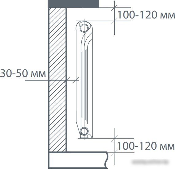 Алюминиевый радиатор Royal Thermo Revolution 500 (4 секции)