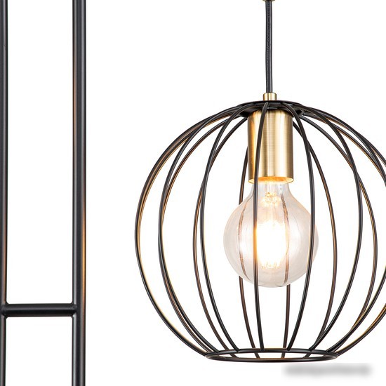 Торшер Escada 10176/2 E27*60W Black/Brass