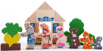 Конструктор/игрушка-конструктор Томик Сказки. Репка 4534-7