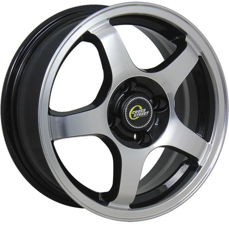 Литые диски Cross Street CR-14 16x6.5" 5x114.3мм DIA 60.1мм ET 45мм BKF
