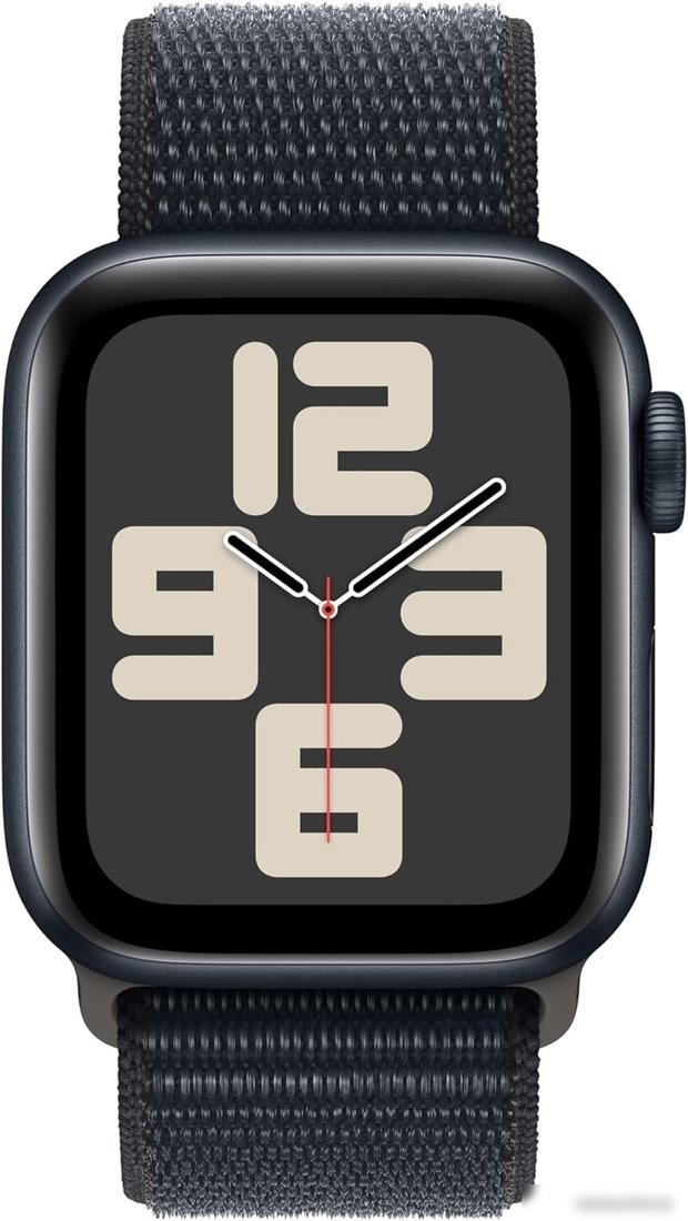 Умные часы Apple Watch SE 2 40 мм (алюминиевый корпус, полуночный/полуночный, нейлоновый ремешок)