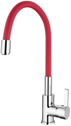 Смеситель Ledeme H98 L4898-1 (красный/хром)