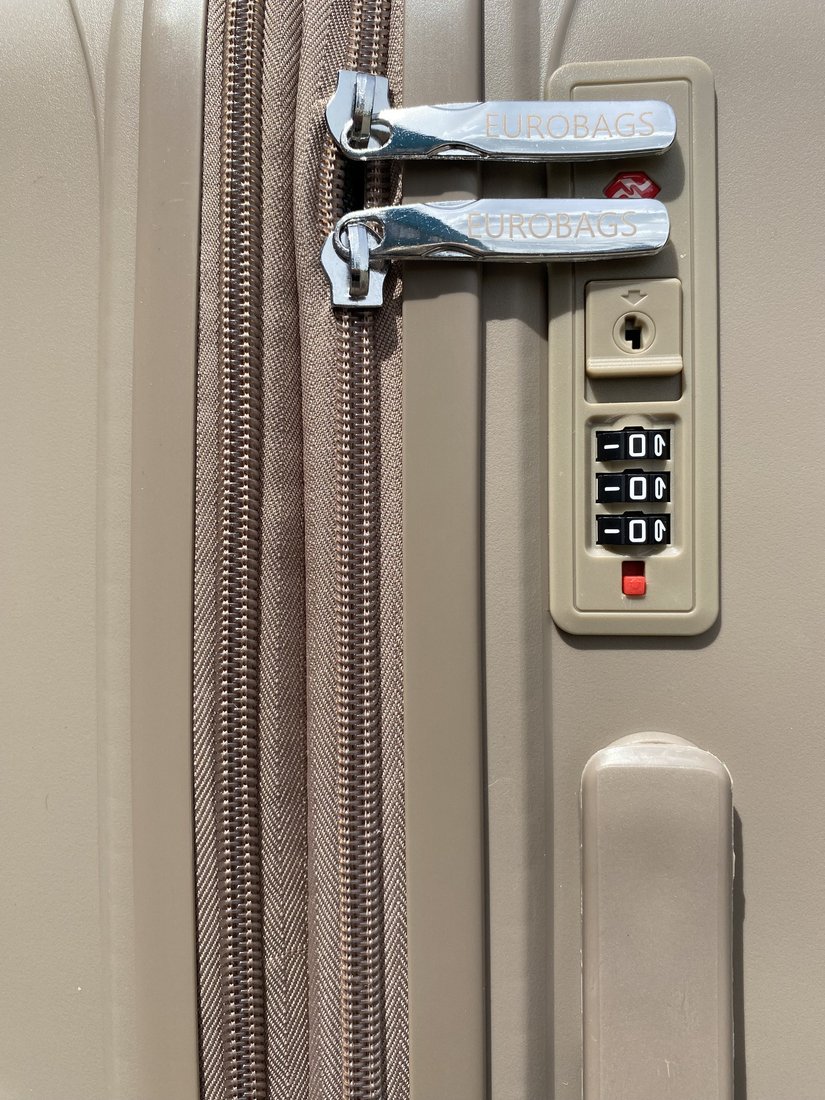Чемодан-спиннер Eurobags PP-N81 (L, бежевый)