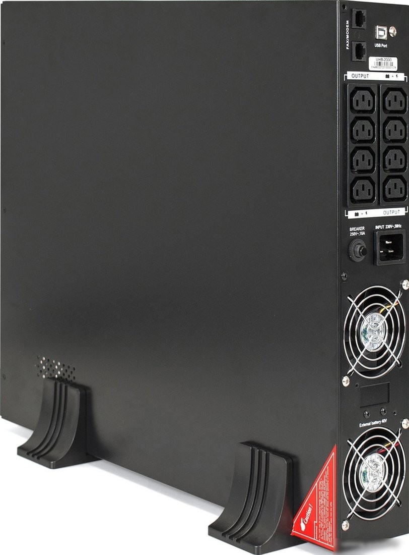 Источник бесперебойного питания ExeGate SinePower UHB-2000.LCD.AVR.C13.RJ.USB.2U