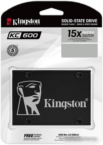 SSD Kingston KC600 256GB SKC600/256G