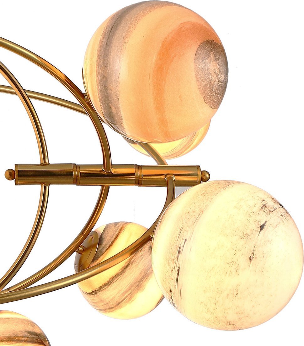 Подвесная люстра DeLight Collection Planet KG1122P-13B (brass)