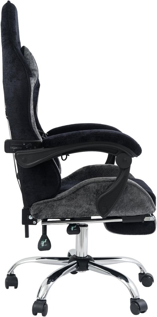 Игровое (геймерское) кресло Calviano Amarone (black-grey plush)
