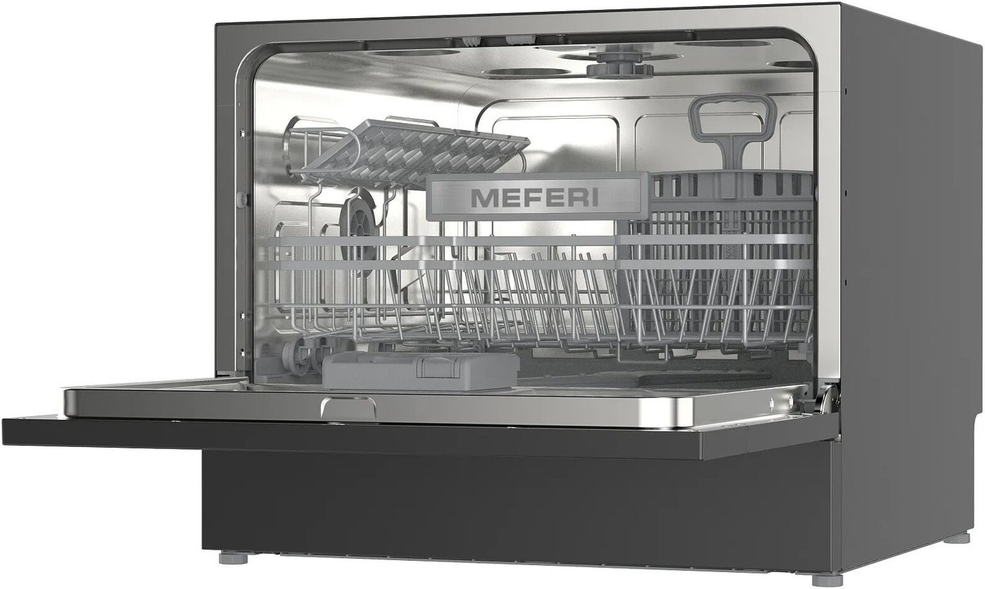 Настольная посудомоечная машина Meferi MDW4581BK FS Compact Power