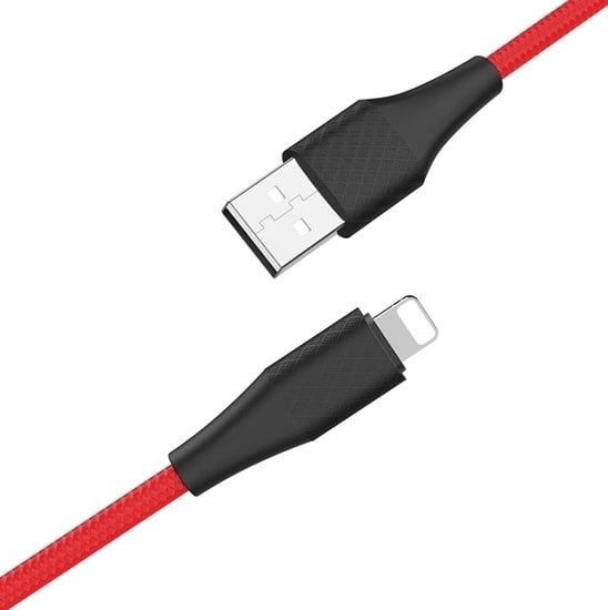 Кабель Hoco X32 Excellent USB to Lightning 1 м (красный)