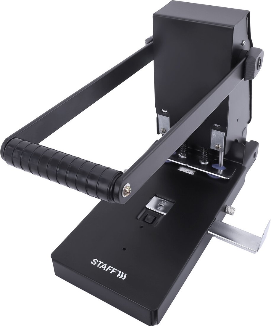 Дырокол Staff Heavy Duty Eco 274242 (черный)