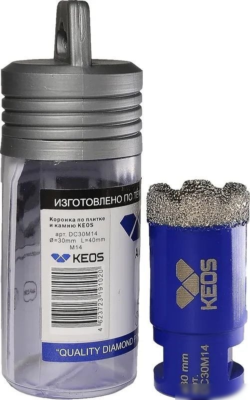 Коронка KEOS Pro 30мм DC30M14
