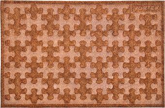 Придверный коврик Vortex Greek 40x60 20103 (коричневый)