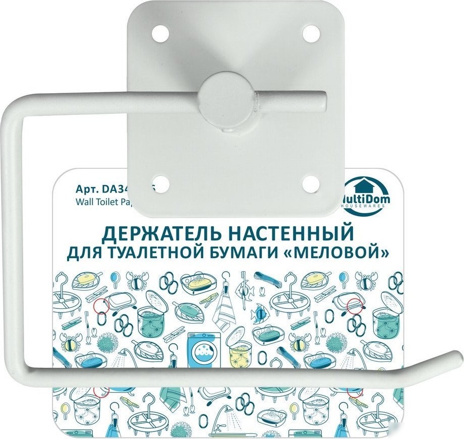 Держатель для туалетной бумаги Мультидом Меловой DA34-306
