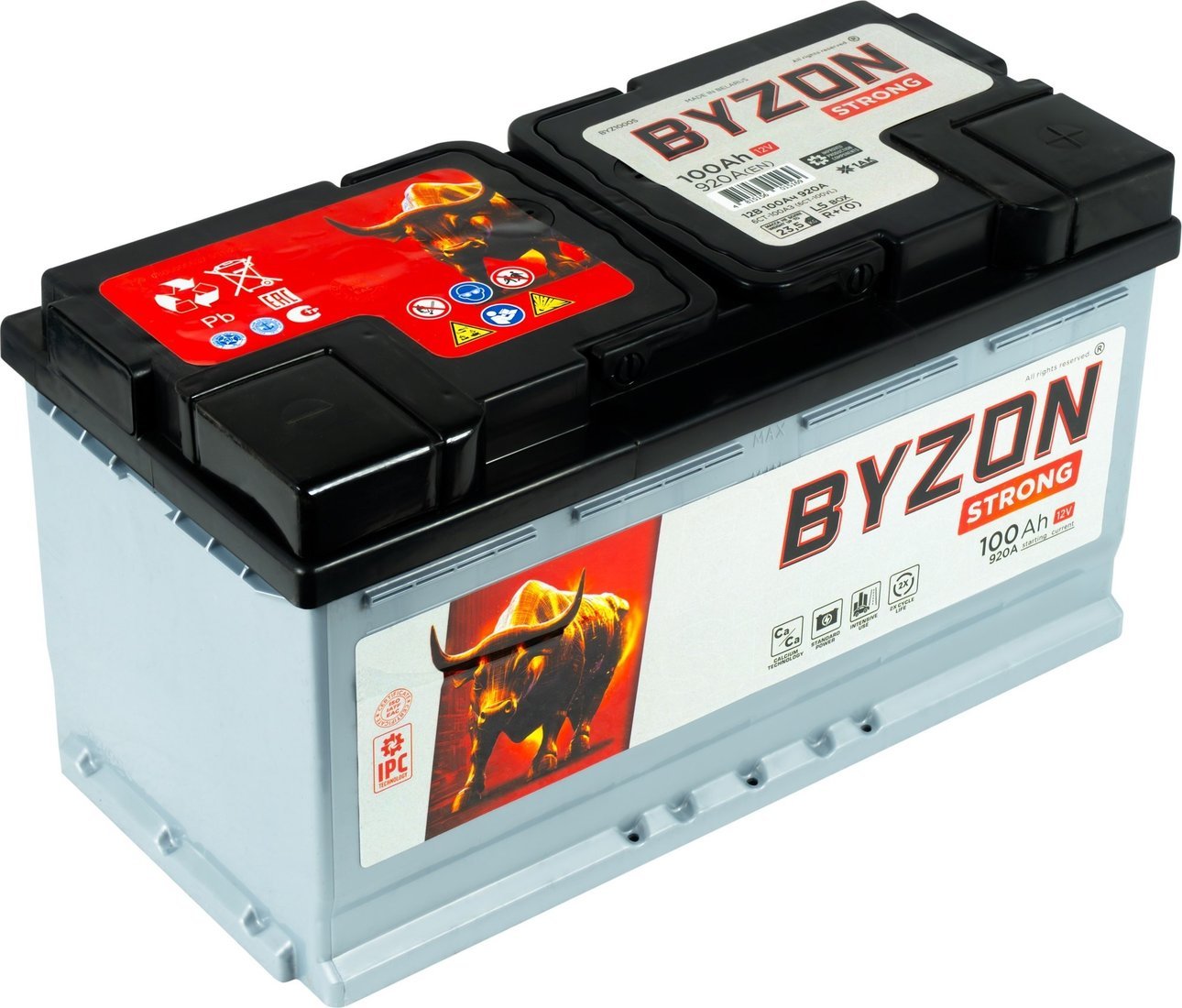 Автомобильный аккумулятор BYZON R+ (100 А·ч)
