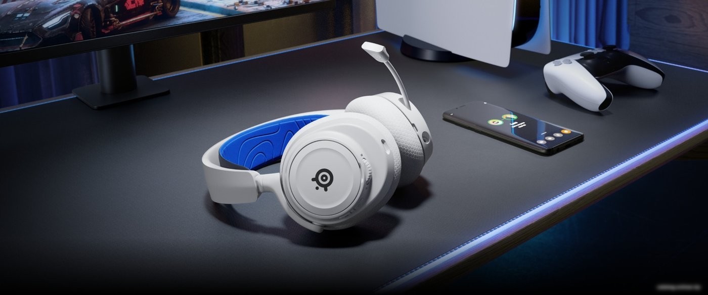 Наушники SteelSeries Arctis Nova 7P Wireless (белый)