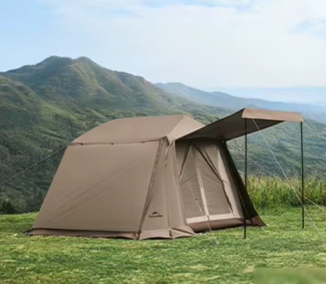 Кемпинговая палатка Naturehike Village 6.0 II CNK2300ZP021-DCFS (коричневый)