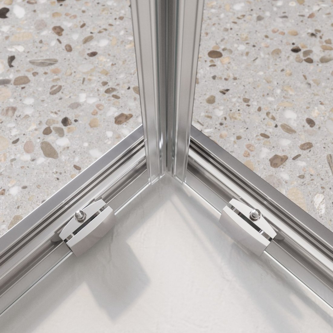 Душевой уголок BelBagno LUCE-AH-2-120/90-C-Cr