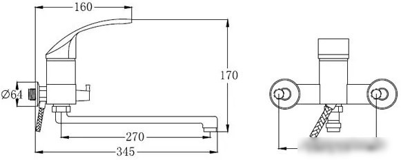 Смеситель РМС SL85-006E