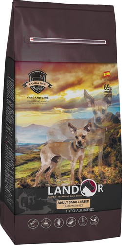 Сухой корм для собак Landor Adult Small Breed Lamb with Rice 3 кг