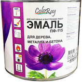 Эмаль ColoRay ПФ-115 желтый (2 кг)