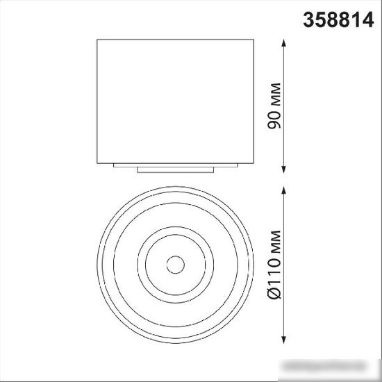 Точечный светильник Novotech Gesso 358814