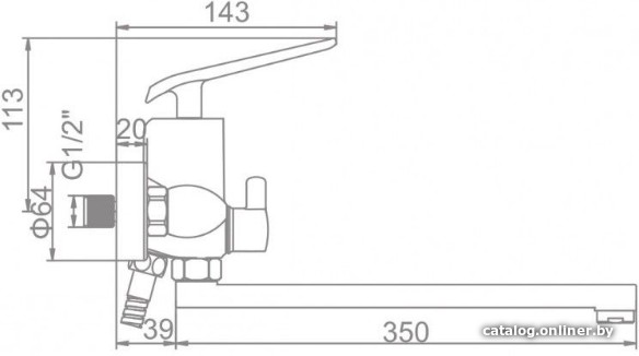 Смеситель Ledeme L2274WR