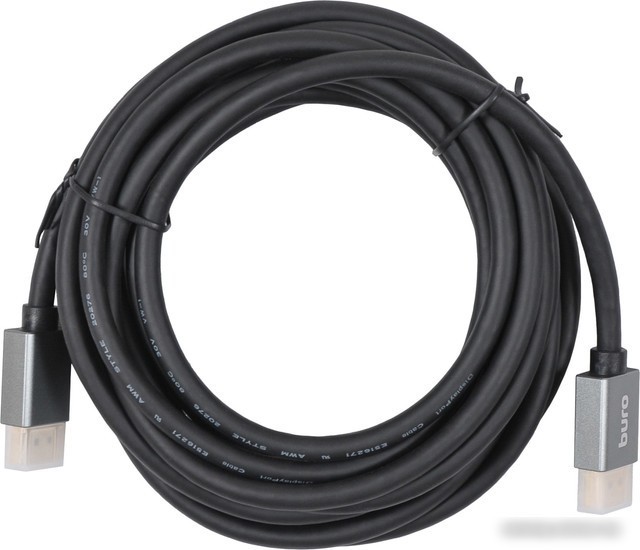 Кабель Buro BHP-DPP-1.4-5G (5 м, черный)