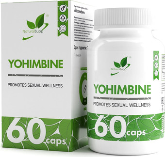 Витамины, минералы NaturalSupp Йохимбин (Yohimbine), 60 капсул