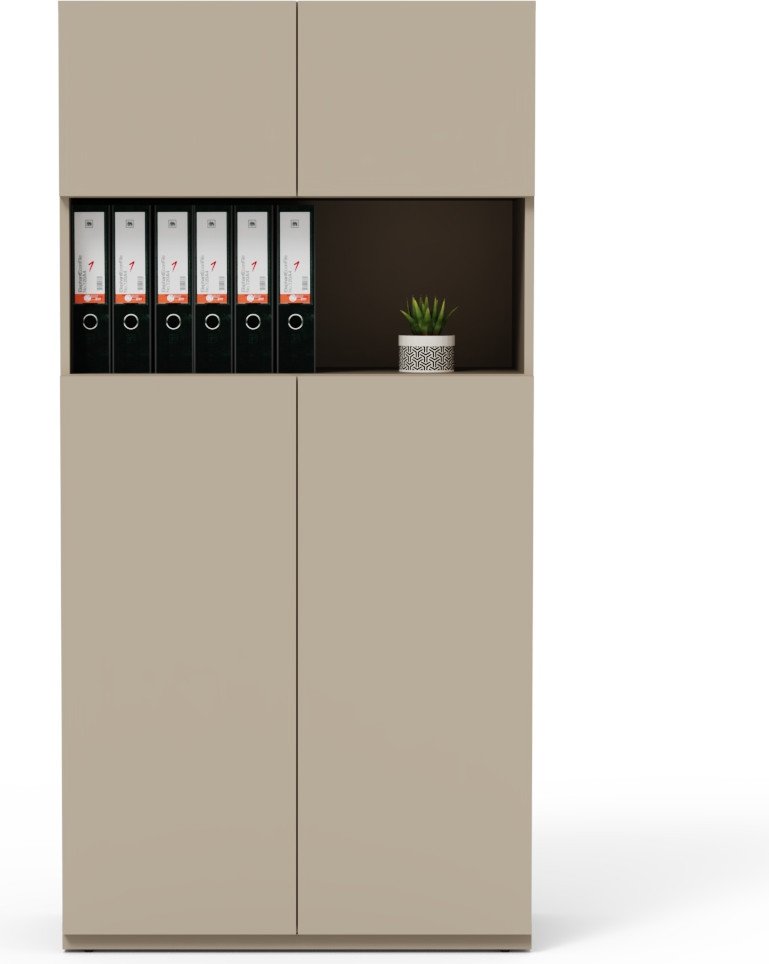 Шкаф распашной Crafto Локки 03 90x40x181 (латте)