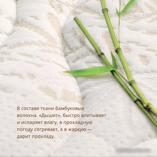 Матрас Плитекс Bamboo Nature 65x125