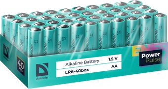 Батарейка Defender LR6-40box