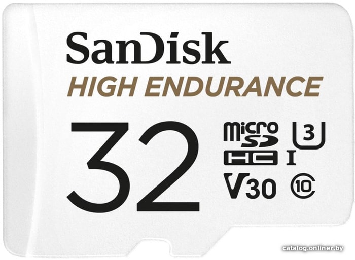 Карта памяти SanDisk High Endurance microSDHC SDSQQNR-032G-GN6IA 32GB (с адаптером)