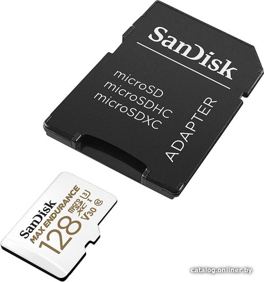 Карта памяти SanDisk microSDXC SDSQQVR-128G-GN6IA 128GB (с адаптером)