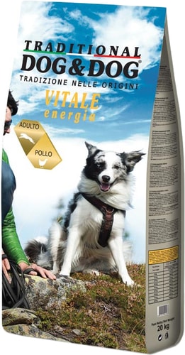 Сухой корм для собак Dog&Dog Adult Traditional Vitale Energia 20 кг