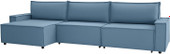 Угловой диван Mio Tesoro Дюссельдорф 293 1.5ек-1.5ек-1.5пф (1175 Savanna Plus Blue)