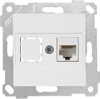 Розетка компьютерная Mutlusan Rita 2200-140-0101 (белый)