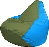 Кресло-мешок Flagman Груша Мега XXXL Г3.1-229 (оливковый/голубой)