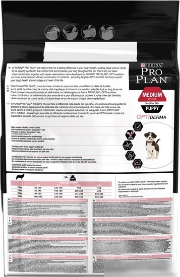Корм для собак Pro Plan Puppy Medium Sensitive Skin 3 кг