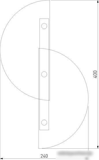 Бра Евросвет 40160 LED (янтарный)