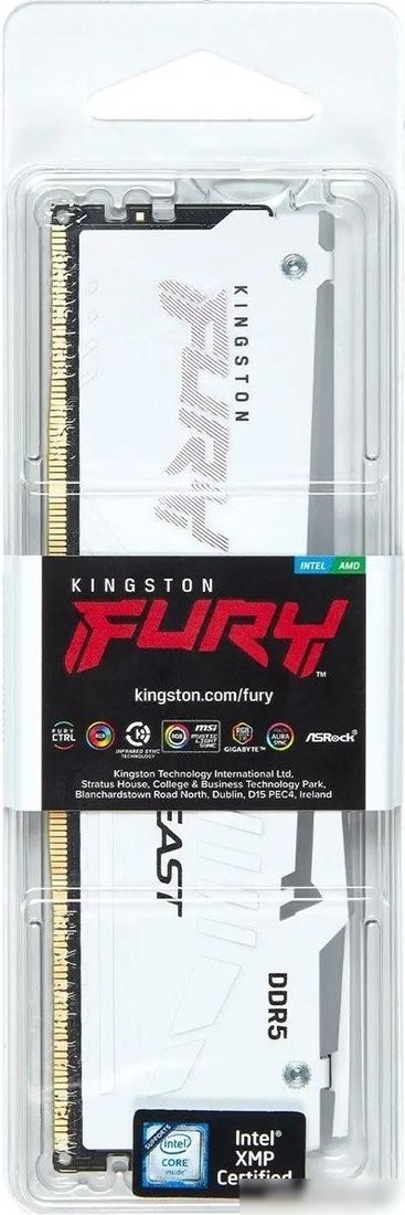Оперативная память Kingston FURY Beast RGB 16ГБ DDR5 6000 МГц KF560C36BWE2A-16