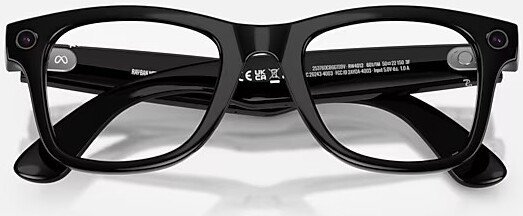 Умные очки Ray-Ban Meta Wayfarer Gen 2 RW4012 (large, черный глянцевый/прозрачный/графитовый зеленый)