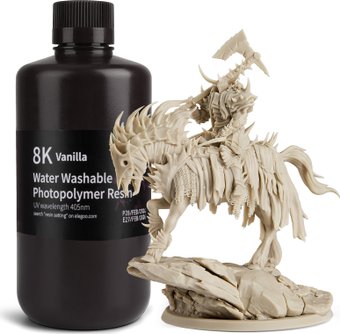 Фотополимер Elegoo Water Washable 8K 1кг (ваниль)
