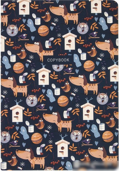 Полуобщая тетрадь BRAUBERG Pattern 403792 (3шт)