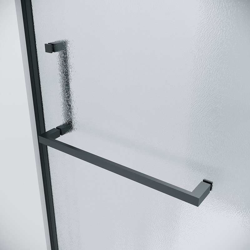 Душевой уголок Grossman Pragma 120x90x195 120.K33.03.1290.21.02 (черный матовый/стекло шиншилла)