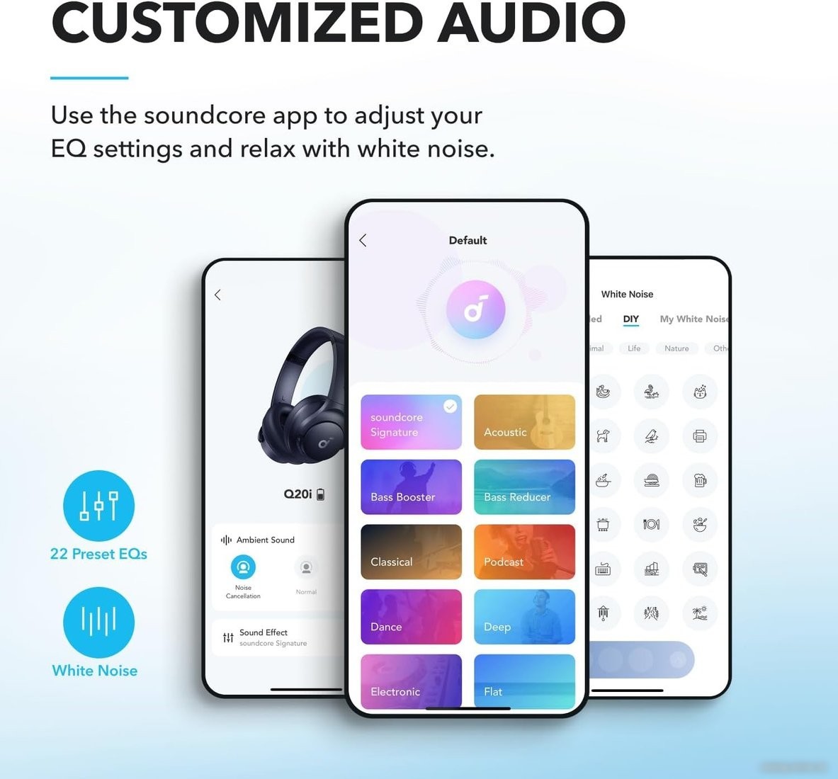 Наушники Anker Soundcore Q20i (черный)