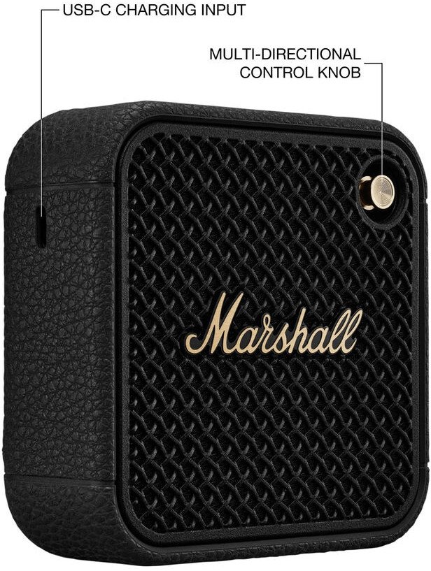 Беспроводная колонка Marshall Willen II (черный/латунь)